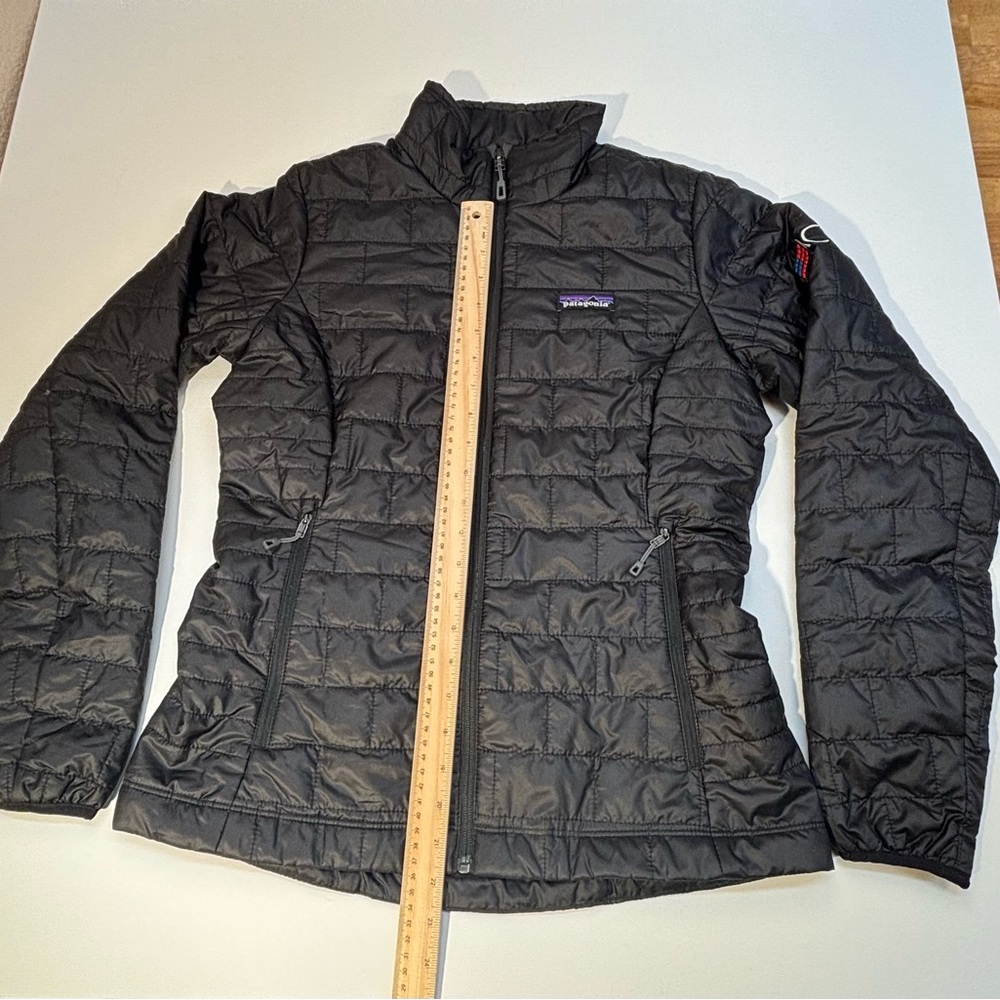 NWT Patagonia Nano Puff Jacket Womens Small Black ACG Corporate Logo - Picture 5 of 10